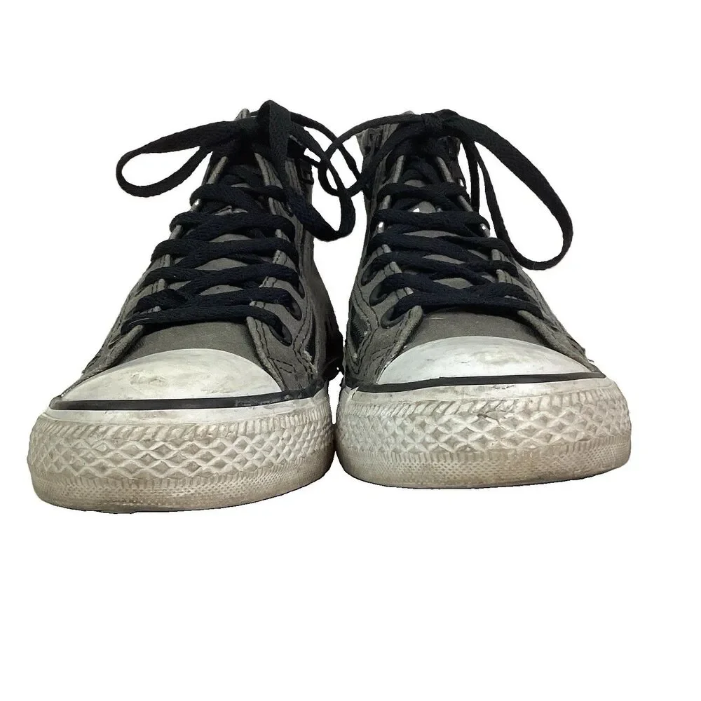 Converse CTAS Double-Zip Men's Sz 7/Women's Sz 9 Charcoal Gray High Tops 140700C